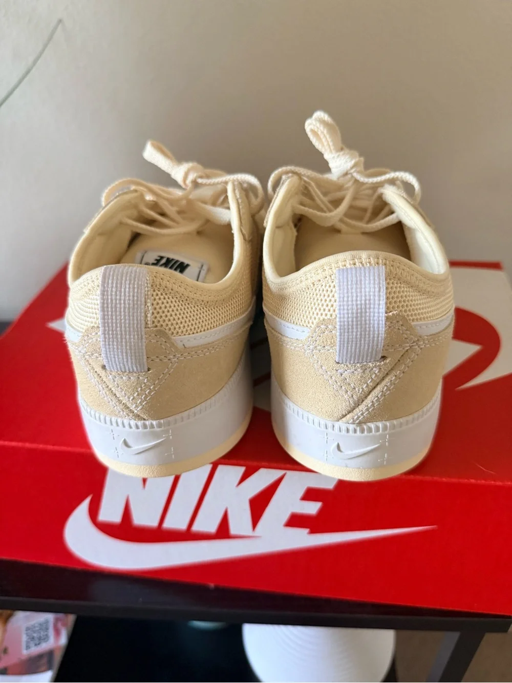 Nike Kids' C1TY Sneakers in Muslin/White/Black